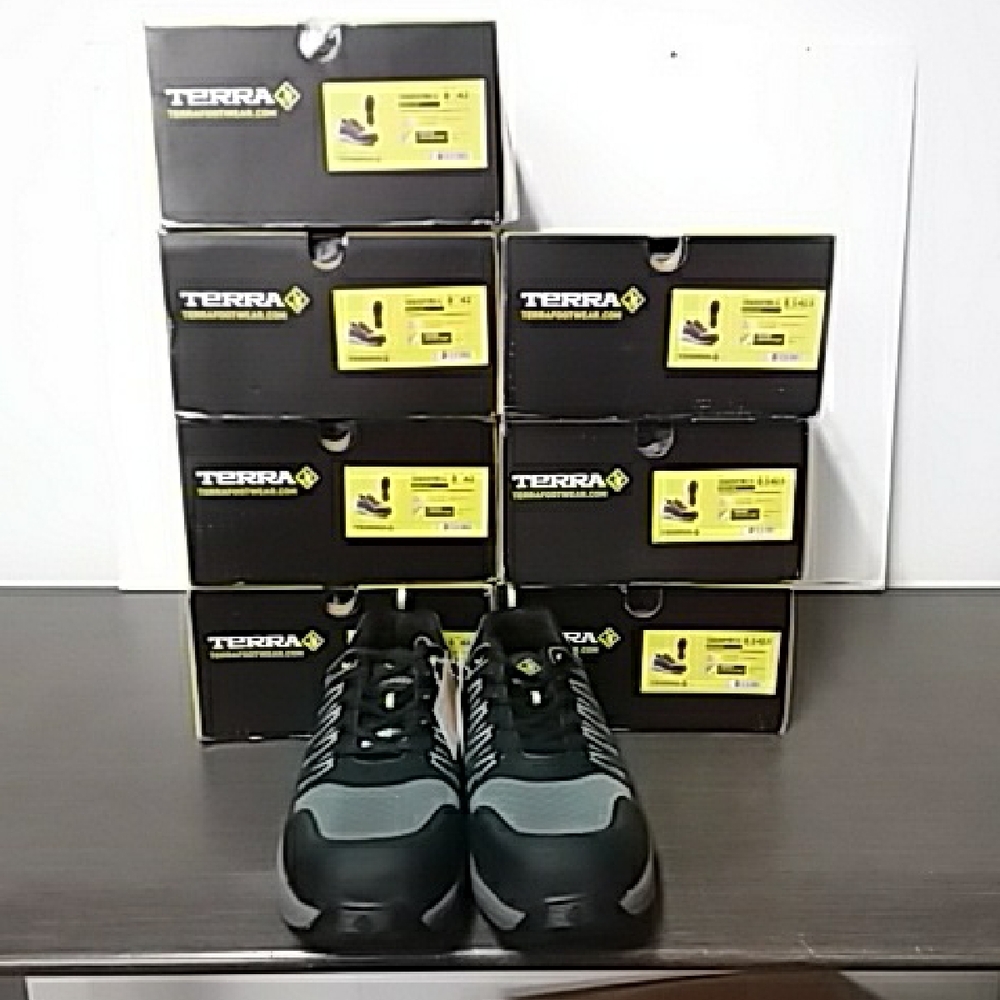 Terra Men's Black Steel Toe WORK